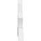 Ekena Millwork Vanguard Architectural Grade PVC Gable Bracket, 60"W x 35"H x 4"D x 6"F, 14/12 Pitch GBP060X35X0406VAN00 - alternate 3